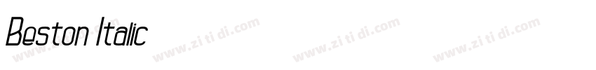 Beston Italic字体转换